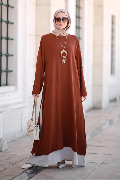 Mila Two-Tone Dress