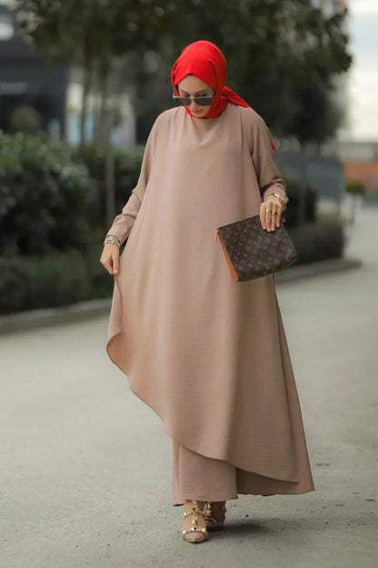 Stylish Sandy Brown Abaya Only at Turkista