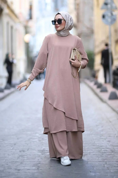 Stylish Sandy Brown Abaya A Modest Outfit