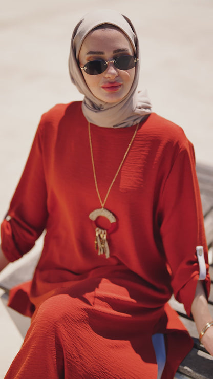 Mila Two-Tone Dress