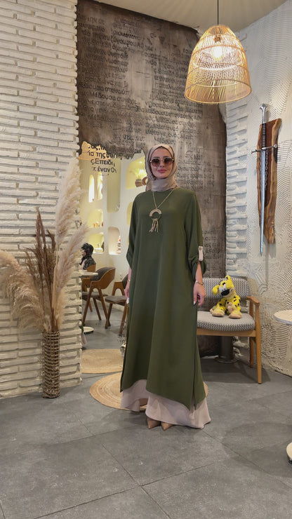 Mila Two-Tone Dress